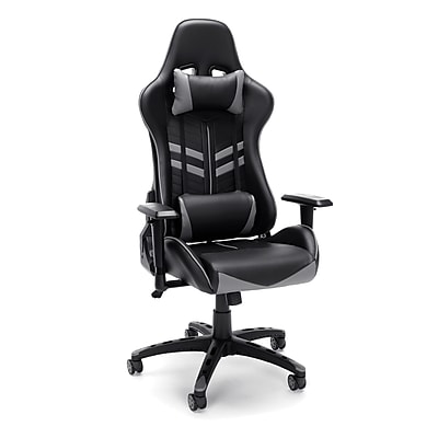 Simple Staples Gaming Chair Black And Grey for Simple Design