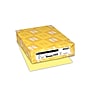 Exact 110 lb. Cardstock Paper, 8.5" x 11", Canary, 250 Sheets/Pack (49541)~#|#~sp55318227_sc7