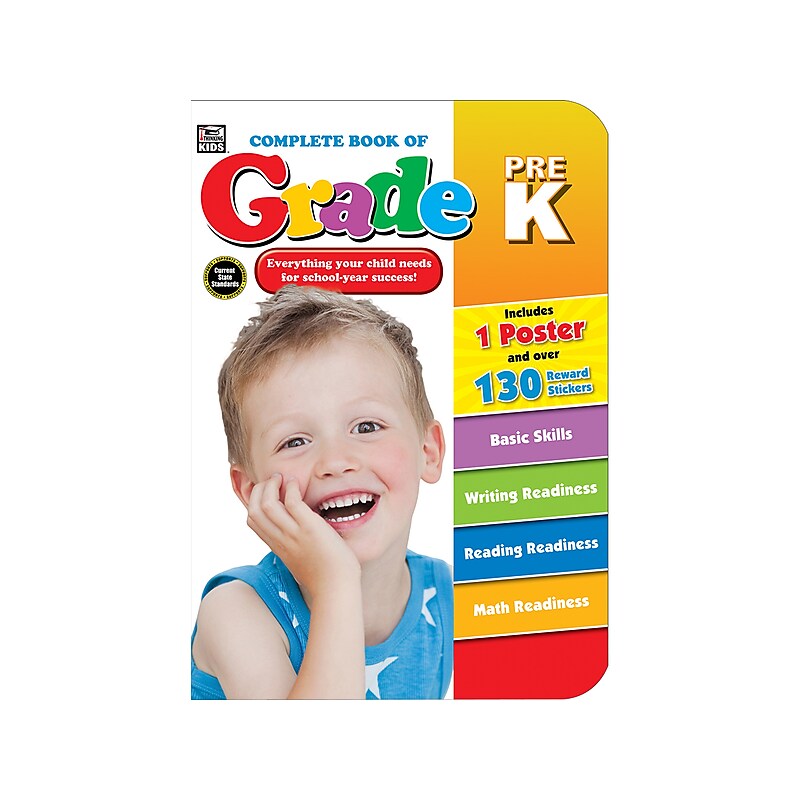 Complete Book of Grade Pre-K, Workbook (9781483813042) image 1