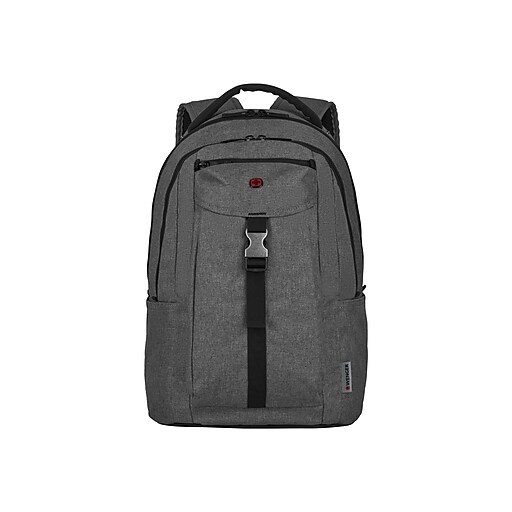 Shop Staples for Wenger Chasma Laptop Backpack, Solid, Heather Gray ...