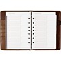 Undated Day Runner Harrison 5.5" x 8.5" Phone/Address Book, Faux Leather Cover, Brown (11240286)~#|#~sp55453809_sc7