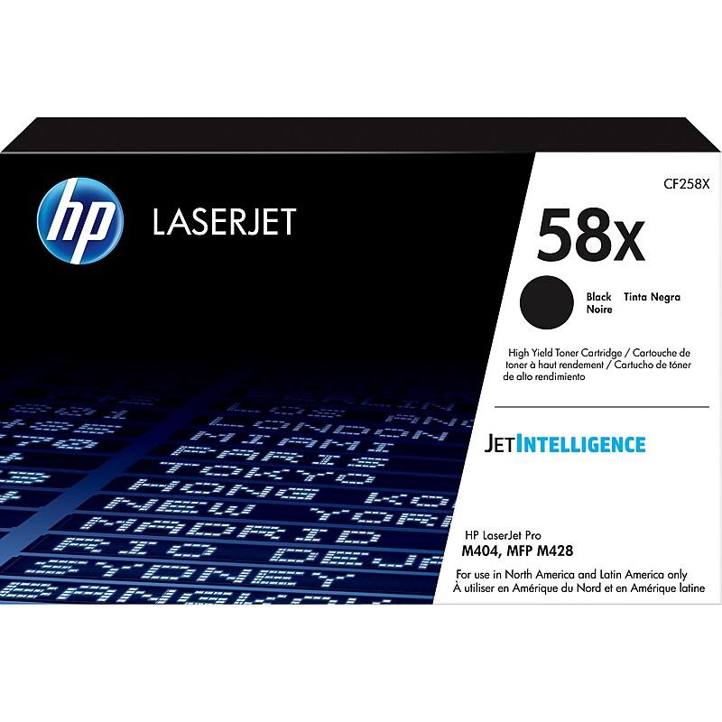 HP 58X Black High Yield Toner Cartridge, Print Up to 10000 Pages (CF258X) image 1
