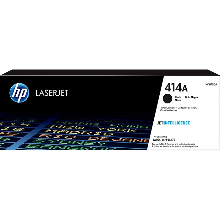 HP 414A Black Standard Yield Toner Cartridge, Prints Up to