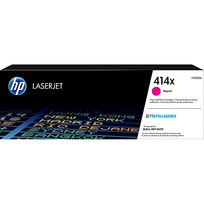 HP 414X Magenta High Yield Toner Cartridge (W2023X) | Staples