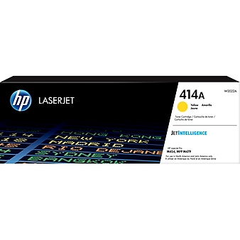HP 414A Yellow Standard Yield Toner Cartridge (W2022A), print up to 2100 pages