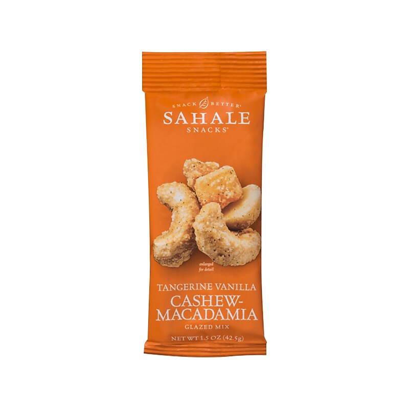 Sahale Snacks Cashew-Macadamia Glazed Snack Mix, Vanilla, 1.5 Oz., 18/Carton (9386900015) image 1