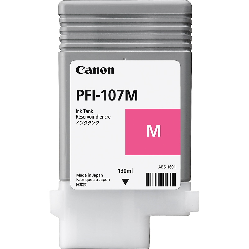 Canon 107 Magenta Standard Yield Ink Cartridge (6707B001) image 1