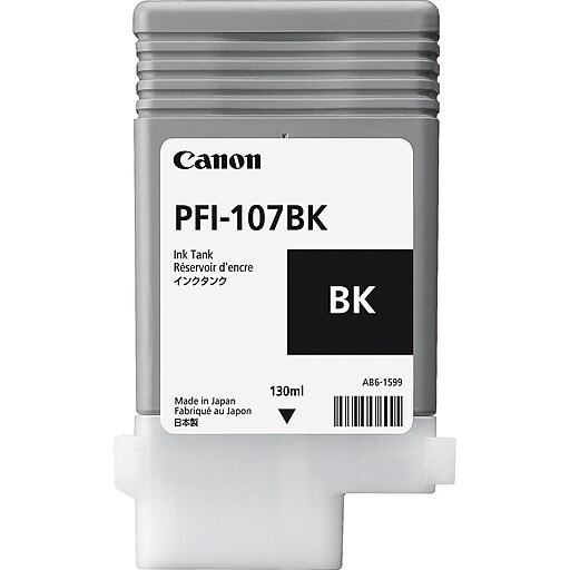 Canon 107 Black Standard Yield Ink Cartridge (6705B001) | Staples