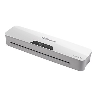 Fellowes Halo 125 Thermal & Cold Laminator, 12.52" Width, White/Light Gray (5753101)