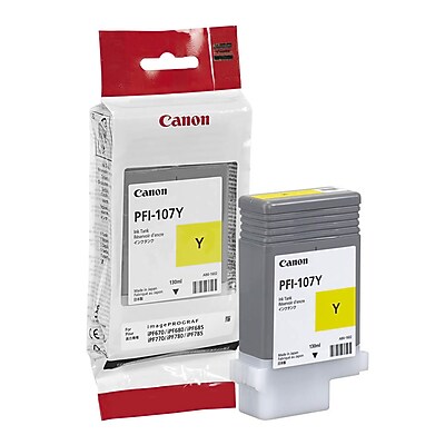 Canon 107 Yellow Standard Yield Ink Cartridge (6708B001) Sansujyuku sansujyuku.com