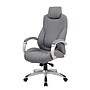 Boss Office Products Ergonomic Vinyl Executive Chair, Grey (B8871-GY)~#|#~sp55888964_sc7