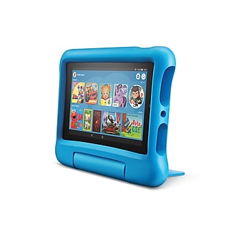 Amazon Fire 7 Kids Edition 7" Tablet, WiFi, 16 GB, Fire OS, Blue Kid-Proof Case (B07H8WS1FT)