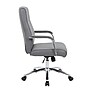 Boss Office Products Ergonomic Vinyl Executive Chair, Grey (B696C-GY)~#|#~sp55890206_sc7