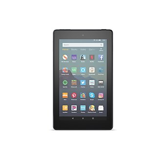 Amazon Fire 7, 9th Generation, 7" Tablet, WiFi, 16 GB, Fire OS, Black (B07FKR6KXF)