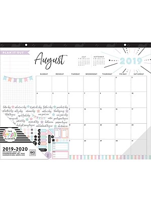 Shop Staples For The Happy Planner 22 X 17 Desk Calendar August