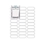 1" x 2.63" Matte White Mailing Labels, Decorative Edge, 150/Pack~#|#~sp56040493_sc7