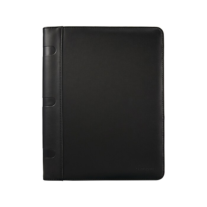 Samsonite Xenon Business Leather Padfolio Black 116468 1041 Staples