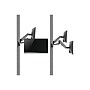 SIIG High Premium Aluminum Gas Spring Wall Mount Dual Monitor 17" to 32" Arm, Up, Black (CE-MT2M12-S1)~#|#~sp56041005_sc7