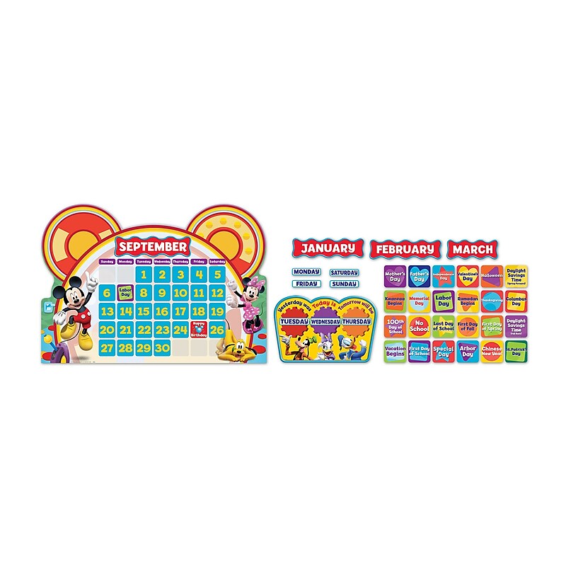 Eureka Mickey Mouse Clubhouse® Calendar Set, 110/Set (EU-847535) image 1