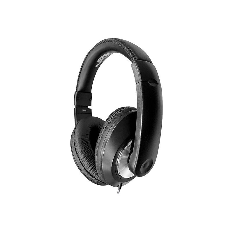 Hamilton Buhl Smart-Trek Deluxe Stereo Headphones, Black (ST1BK) image 1