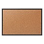 Quartet Classic Cork Bulletin Board, Black Frame, 2'W x 1.5'H (2301B)~#|#~sp56249325_sc7