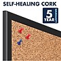 Quartet Classic Cork Bulletin Board, Black Frame, 2'W x 1.5'H (2301B)~#|#~sp56249464_sc7