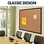 Quartet Classic Cork Bulletin Board, Black Aluminum Frame, 3'H x 4'W (2304B0)~#|#~sp56249909_sc7