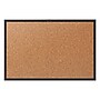 Quartet Classic Cork Bulletin Board, Black Aluminum Frame, 3'H x 4'W (2304B0)~#|#~sp56250037_sc7