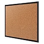 Quartet Classic Cork Bulletin Board, Black Aluminum Frame, 3'H x 4'W (2304B0)~#|#~sp56250053_sc7