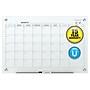 Quartet Infinity Magnetic Glass Calendar Dry-Erase Whiteboard, 4' x 3', Frameless (GC4836F)~#|#~sp56254059_sc7