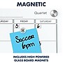Quartet Infinity Magnetic Glass Calendar Dry-Erase Whiteboard, 3' x 2' (GC3624F)~#|#~sp56254471_sc7