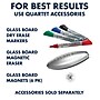 Quartet Infinity Magnetic Glass Calendar Dry-Erase Whiteboard, 3' x 2' (GC3624F)~#|#~sp56254472_sc7