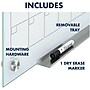 Quartet Infinity Magnetic Glass Calendar Dry-Erase Whiteboard, 3' x 2' (GC3624F)~#|#~sp56254482_sc7
