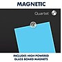 Quartet Infinity Glass Magnetic Dry-Erase Board, 72" x 48" (6' x 4'), Black Surface (G7248B)~#|#~04BE7C76-BD7D-47FD-AD3D703A50E8A1B1_sc7
