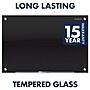 Quartet Infinity Magnetic Glass Dry-Erase Whiteboard, Black, 3' x 2' (G3624B)~#|#~sp56255249_sc7