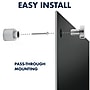Quartet Infinity Magnetic Glass Dry-Erase Whiteboard, Black, 3' x 2' (G3624B)~#|#~sp56255259_sc7