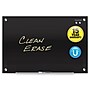 Quartet Infinity Magnetic Glass Dry-Erase Whiteboard, Black, 3' x 2' (G3624B)~#|#~sp56255269_sc7
