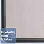 Quartet Contour Fabric Bulletin Board, Black Frame, 2'H x 3'W (7693G)~#|#~sp56267155_sc7
