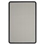 Quartet Contour Fabric Bulletin Board, Black Frame, 2'H x 3'W (7693G)~#|#~sp56267187_sc7