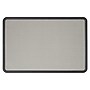 Quartet Contour Fabric Bulletin Board, Black Frame, 2'H x 3'W (7693G)~#|#~sp56267512_sc7