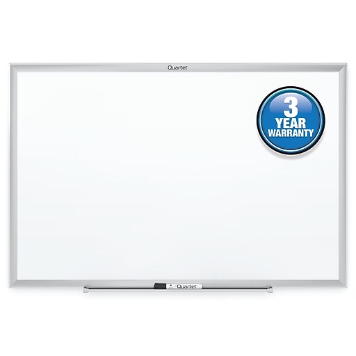 Quartet Standard Melamine DryErase Whiteboard, Aluminum Frame, 4' x 3