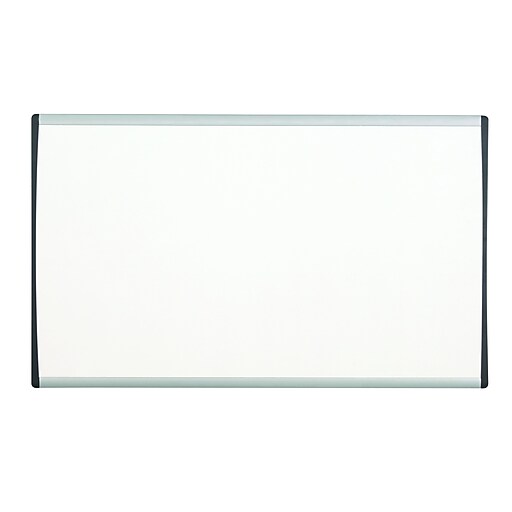 Quartet® Arc™ Cubicle Whiteboard, 30" x 18", Aluminum Frame
