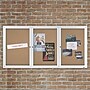 Quartet Cork Enclosed Bulletin Board, Aluminum Frame, 3'H x 6'W (2366)~#|#~sp56280357_sc7
