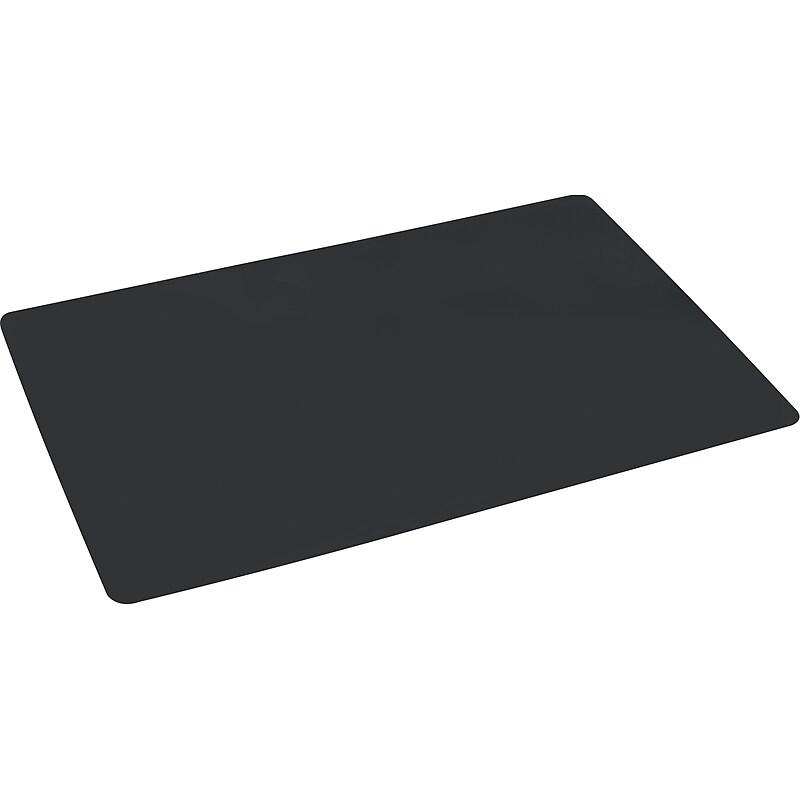 Artistic Rhinolin II Anti-Microbial Anti-Slip PVC Desk Pad, 20" x 34", Black (LT65-2M) image 1