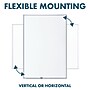Quartet Fusion Nano-Clean Magnetic Dry-Erase Whiteboard, Anodized Aluminum Frame, 4' x 8' (NA9648F)~#|#~sp56286461_sc7