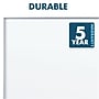Quartet Fusion Nano-Clean Magnetic Dry-Erase Whiteboard, Anodized Aluminum Frame, 4' x 6' (NA7248F)~#|#~sp56286472_sc7
