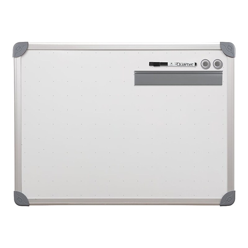 Quartet Magnetic Painted Steel Dry-Erase Whiteboard, Metal Frame, 17"x23" (13766) image 1