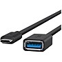 Belkin USB-C to USB Adapter, Male to Female (F2CU036BTBLK)~#|#~sp56288810_sc7