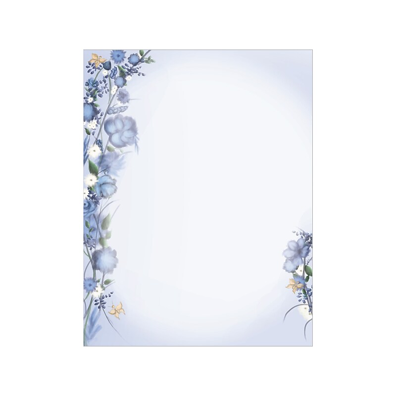 Geographics Floral Dream Premium Everyday Letterhead, Multi Colors, 50/Pack (49831) image 1
