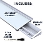 Quartet Glass Dry-Erase Whiteboard, 0.5' x 1.5' (GDP186)~#|#~sp56289816_sc7